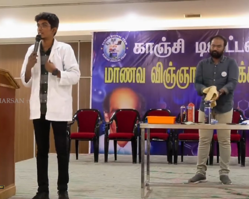 Science show for Kanchipuram Government school